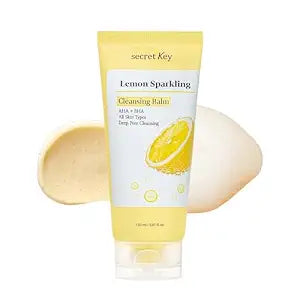 Lemon Sparkling Cleansing Balm, Glycolic Acid, Makeup Remover (5.07 fl oz)