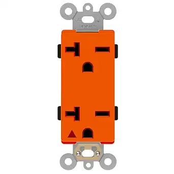 ENERLITES Isolated Ground Outlet, Industrial Grade Receptacle, 20A/250VA