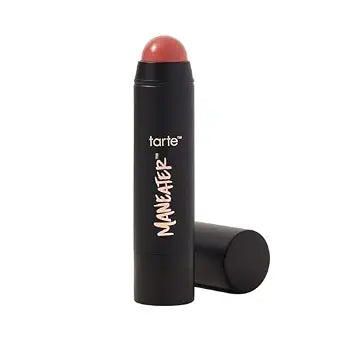 tarte Maneater Silk Stick Blush ï¿½ï¿½ï¿½ Creamy Blendable Color for Cheeks & Lips with Diamond Powder for a Smooth, Hydrated, Natural Finish, Vegan & Cruelt