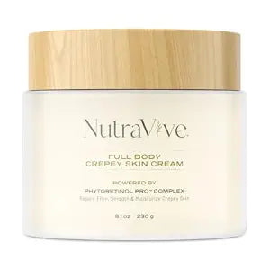 Crepey Skin Cream, Firming Body Moisturizer for Arms, Legs & Neck