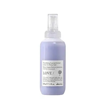Davines LOVE/Smoothing Perfector Hair Serum, Thermal Leave-On Anti-Frizz Formula for Wavy, Unruly, Coarse Hair - Moisturizes & Protects from Heat Without Weighing Down with Apple Pulp