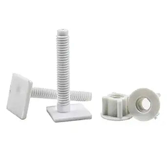 Treely 2Pcs Toilet Seat Hinge Bolts Screws