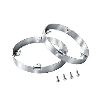 4 Inch Round Pan Box Extension Ring 57111 Fits Ceiling Box, 2 Pack, Metal