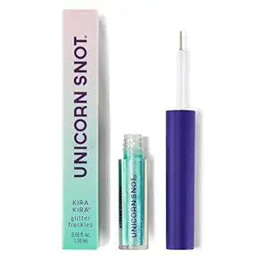 Unicorn Snot KiraKira Glitter Freckle Pen ï¿½ï¿½ï¿½ Duochrome Color Shifting Vegan Eyeliner & Face Paint, Waterproof Precision Brush, 0.05 fl oz ï¿½ï¿½ï¿½ Shook (Tea