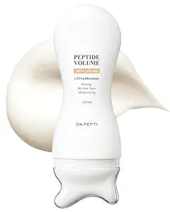 DR. PEPTI Gua Sha Neck Firming Cream, Retinol-Free, 4.05 fl oz (120 mL)