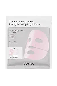 COSRX Pink Peptides Collagen Lifting Glow Hydrogel Face Masks Skincare 1EA