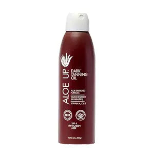 Aloe Up Tanning Oil Spray SPF 4, Aloe Vera, 6 oz