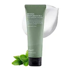 BENTON Deep Green Tea Natural Face Wash | 4.23 oz - Gentle Face Cleanser