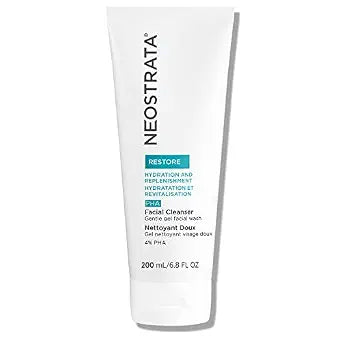 NEOSTRATA PHA Facial Cleanser Gentle Gel Facial Wash Soap-free Fragrance-free For Sensitive and Reactive Skin Types, 6.8 Fl Oz (Pack of 1)