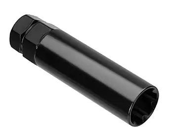 7 Spline Lug Nuts Key Tuner Large Socket Lugnuts Tool for Wrench with 13/16inch(21mm) and 7/8inch(22mm) Hex Replacement 14x1.5 14x2 9/16 Wheel Lug Nut Drive Lock Black 20mm Inner Diameter
