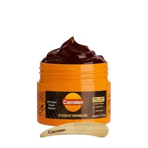 Carroten Travel Size Intensive Tanning Gel, 1.7 oz + Spatula