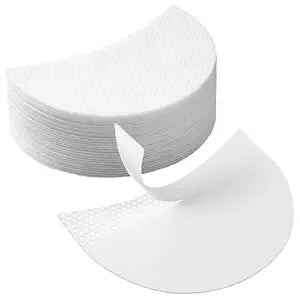 100Pcs Eyeshadow Tapes, Lint Free Eye Makeup Stencils, Professional Self-adhesive Eyeshadow Stencil Gel Pad Under Eye Makeup Shields for Eyelash Extensions, Eyeliners and Tinting