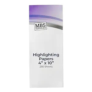 Hair Papers for Highlighting – 4" x 10" (250 Sheets) – Salon Papers for Hair Stylist, Balayage, Ombre & Bleach – Cute Hair Papers, Long Papers for Highlighting, Lightweight & Translucent
