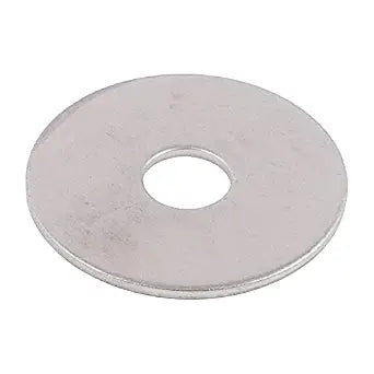 1/4" x 1-1/4" Fender Washers (100 Pack) Zinc Plated Steel, Meets ASME B18.21.1 Industrial/Commercial Grade by Makers Bolt