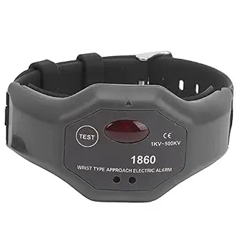 1KV-500KV High Voltage Detector, Auto Detection Function Wrist-Mounted High Voltage Alarm for Power Maintenance