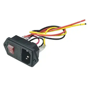 2-Pack IEC320 C14 Power Inlet Module with Fuse & Rocker Switch