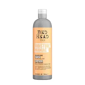Bed Head by TIGI Sulfate Free Shampoo for Dry Hair, Moisture Maniac Shampooing Hair Care with Argan Oil, 25.36 fl oz