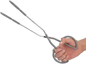 Fairman Toilet Paper Tongs, Stainless Steel Self-Wiping Aid, 15-Inch