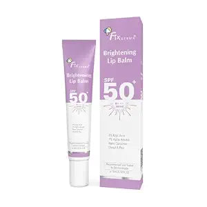 Fix-derma Brightening Lip Balm With SPF 50 PA+++ for Pigmented & Dry Lips | 4% Kojic Acid, 2% Alpha Arbutin | Moisturizes, Hydrates & Brightens Pigmented Lips | For Men & Women - 15ml