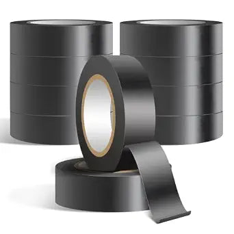 16 Pack Black Electrical Tape Waterproof3/4 in x 60ftHigh Temperature Electric Tape Weatherproof Home Outdoor Multipurpose Insulating Wire WrappingMaximum Voltage