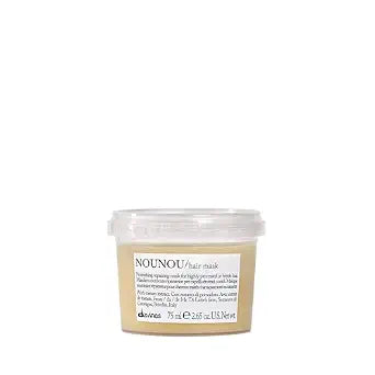 Davines NOUNOU/Hair Mask, Intensive Repairing Treatment for Bleached, Permed or Relaxed Hair - Deep Nourishment Restores Hydration & Body - Weightless Care for Highly Processed Strands