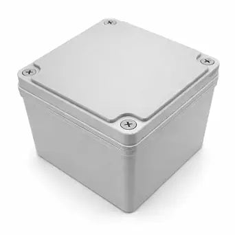 MGI SpeedWare Electrical Junction Box with Mounting Plate and IP67 Waterproof White Cover (4.7" x 4.7" x 3.5")