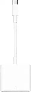 USB C SD Memory Card Reader, White