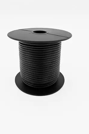 25 FT 10 AWG Stranded Copper THHN Wire  Black Building Wire, 600V Electrical Cable