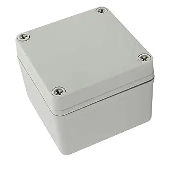 100 x 100 x 75mm Electrical Project Case Junction Box IP65 Waterproof ABS DIY Power Outdoor Enclosure Gray (4 x 4 x 3 inches)