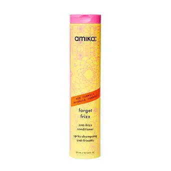 amika forget frizz anti-frizz conditioner | smoothing, humidity protection, up to 72 hour frizz control + lightweight hydration, for medium to thick coarse hair types 2a-4c