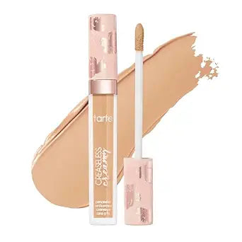 tarte creaseless creamy full-coverage concealer ï¿½ï¿½ï¿½ï¿½ï¿½ï¿½ï¿½ï¿½ï¿½ Waterproof Longwear, Vitamin E Niacinamide & Caffeine for covering Dark Circles & Blemishes Hydrating, Blurs & Smooths appeara