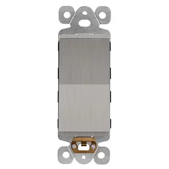LIDER Frameless Paddle Wall Light Switch, 3-Way Switch, 15A -277VAC