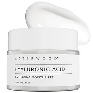 Asterwood Hyaluronic Acid Moisturizer for Face with Ectoin and Shea Butter