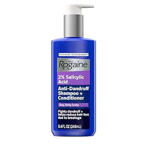 Men's Rogaine Anti-Dandruff 2 in 1 Shampoo + Conditioner, 8.4 fl oz