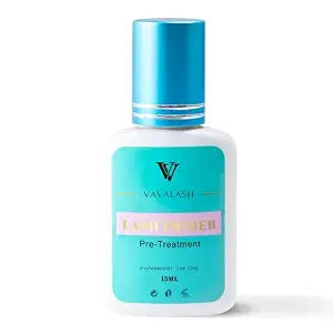 VAVALASH Lash Primer for Eyelash Extensions, Lash Extension Primer, Increase Adhesive Bonding Power, Easily Removes Proteins and Oils Clean Natural Lashes Professional Use Only(15ML)