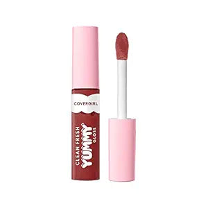 COVERGIRL Clean Fresh Yummy Lip Gloss Daylight Collection, Hydrating, Glossy Shine, Vegan Formula, Moonlight Eclipse 60, 0.33oz