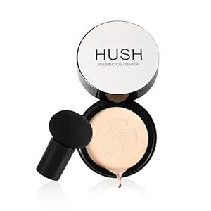 Foundation for Women, Ideal for Light/Medium Complexions, Mushroom Head Air Cushion CC Cream, BB Cream for Women (Natural)