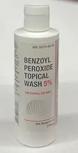 Benzoyl Peroxide Topical Face Wash 5% Acne Medication 5oz, 1 Count (Pack of 1)
