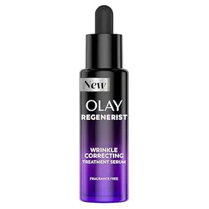 Olay Regenerist Resurfacing Retinol Serum, Renew, Anti-Wrinkle Serum for Women, Anti-Aging Skin Care, Advanced Night Repair, Fragrance-Free, Hexa-Repair Peptide & Pro-Retinol, 1.0oz