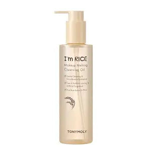 TONYMOLY I'm Rice Oil Cleanser - Korean PHA Makeup Remover, Non-Comedogenic