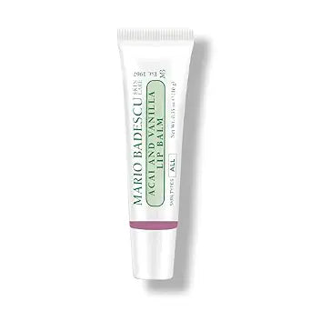 Mario Badescu Moisturizing Lip Balm for Dry Cracked Lips, Infused with Coconut Oil and Shea Butter, Ultra-Nourishing Lip Care Moisturizer for Soft, Smooth and Supple Lips