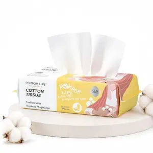 Disposable Face Towel 100 Count, 7.9"X7.9"Clean Face Towelettes for Washing Face, 100% Cotton Soft Dry Wipe, Biodegradable Face Towels & Facial Tissuel Travel Size for Cleaning,Makeup Removal