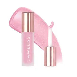 Lawless Forget the Filler Lip Plumping Line Smoothing Gloss - Strawberry Shortcake - Premium Volumizing Lip Gloss with Natural Ingredients Designed to Plump, Firm, and Hydrate Lips 0.11 oz