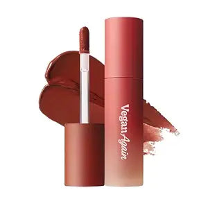TOUCH IN SOL Vegan Again Blur Core Lip Tint (#Brick Hazel) - Long Lasting, High Pigment Velvet Matte Lip Stain ï¿½ï¿½ï¿½ Lightweight Smooth Blur 