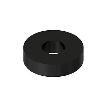 Robosource Black Nylon Spacer 1/8inches Thick, 1/2inches OD 0.194inches ID, 50 Pack for VEX Robotics