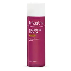 Trilastin Body Oil (3.4oz) | Vitamin-Infused Stretch Mark Oil | Body Serum for Scars, Stretch Marks, and Moisturizing | Paraben-Free and Hypoallergenic