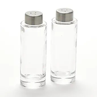 American Metalcraft GSPC Salt and Pepper Set, 2 oz., Round