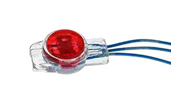 Ideal Electrical 86-925 UR-I IDC Connector 19-26 Awg Solid Butt Splice Connection Red, (100 Pack)