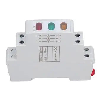 DIN Ray Indicator Light Red Yellow Green For Magnetic Starter Contactor LED Indicator Lamp Multifunctional DIN Rail Adjustable Delay Relay Timer AC DC 230V