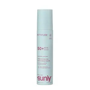 ATTITUDE Baby Mineral Sunscreen Spray SPF 50+, Zinc Oxide, Unscented, 3 Oz